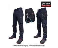 Kelnės PESSO stretch (mėlynos)