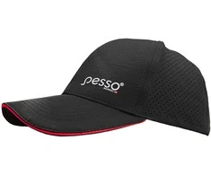 Kepurė Pesso NEXUS (juoda/raudona)