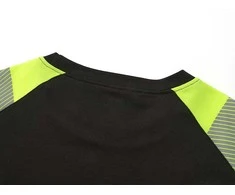 Marškinėliai ilgomis rankovėmis PESSO Hi-vis, juodi