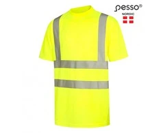 Marškinėliai PESSO Hi-vis, geltoni
