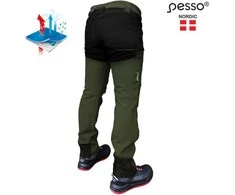 Pašiltintos softshell Pesso kelnės Nebraska (chaki)