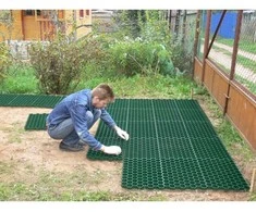 Apsauginis korys šiltnamio takeliui, vejai/žolei ŽALIAS, Šiltnamio ilgis: Korys 50 x 50 1 vnt