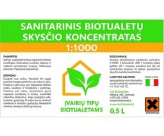 Biotualetų skysčio koncentratas UNIVERSALUS