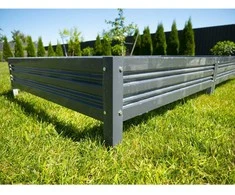 Pakelta lysvė GRAFITO 20cm aukščio, 1,0 pločio, Šiltnamio ilgis: ilgis 5m
