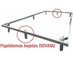 Pamatas 2,0m pločio, Šiltnamio ilgis: Šiltnamio ilgis 6m