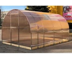 Šiltnamis AGRO TITAN (plotis 3m) NANO polikarbonatas 4mm, Šiltnamio ilgis: Šiltnamio ilgis 4m