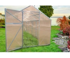 Šiltnamis CLASIC (plotis 2,5m) NANO polikarbonatas 4mm, Šiltnamio ilgis: Šiltnamio ilgis 4m