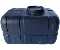 Techninė talpa horizontali, stačiakampio formos, Talpa vandeniui, kurui, chemijai: 150L