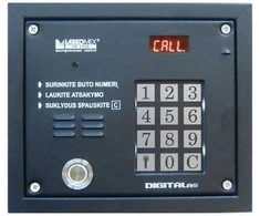 CD2503TP VIDEO Laskomex vaizdo telefonspynės komplektas su TM skaitytuvu. juodos spalvos