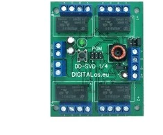 Digitalas DD-SVD 1/4 komutatorius 4 vaizdo monitoriams pajungti prie DD-5100