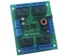 Digitalas DD-SVD 1/4 komutatorius 4 vaizdo monitoriams pajungti prie DD-5100