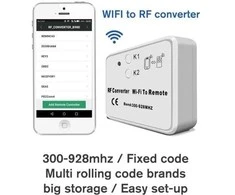 Digitalas Distancinio valdymo siųstuvas WIFI-TO-REMOTE-6956 automatikos valdymui per telefoną