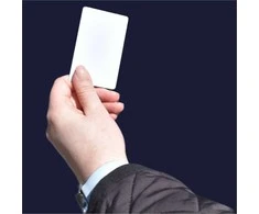 Digitalas Dviejų dažnių RFID (125KHz) ir Mifare (13.56MHz) dviguba atstuminė kortelė. balta plona