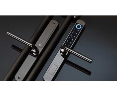 Digitalas Išmani durų spyna DIGI A210 TTLock (juoda) su 3585 užraktu Bluetooth. įvairaus tipo durims. lauko sąlygoms
