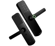Digitalas Išmanioji durų spyna DIGI A260 Tuya (juoda) su 6085 užraktu WiFi įvairaus tipo durims