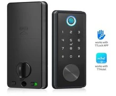 Digitalas Išmanioji durų spyna DIGI R10 TTLock (juoda)