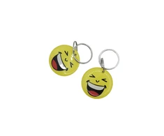 Digitalas ISO 125 kHz 64bit atstuminis žetonas-pakabukas su Emoji šypsena (Smyle) vaikams, 20vnt