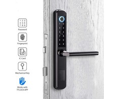 Digitalas Komplektas Išmani durų spyna DIGI A210 TTLock (juoda) 3585 su G2 valdikliu