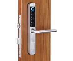 Digitalas Komplektas Išmani durų spyna DIGI A210 TTLock 6085 (sidabrinis) su G2 valdikliu