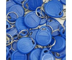 Digitalas Komplektas-RFID 125KHz atstuminis žetonas- pakabukas 100vnt. melyna