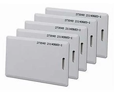 Digitalas LR ISO 125 kHz 64bit padidinto nuskaitymo atstumo atstuminė kortelė. stora. balta