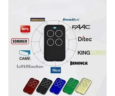 Digitalas MULTI-RW-300-868Mhz distancinio valdymo RW (įrašomas) kopijuojantis raudonas pultelis. kopijuoja pastovų ir kintamą kodus