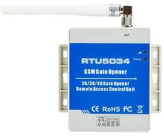 Digitalas RTU5034 GSM valdymo modulis įrenginių valdymui. šlagbaumo (kelio užtvaro). vartų automatikos