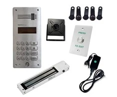 Digitalas Telefonspynės komplektas daugiabučiams DD-5100TL VIDEO+YM280W (lauko sąlygoms)