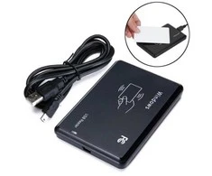 Digitalas USB ISO 125 KHZ kortelių skaitytuvas kortelių programavimui per kompiuterį