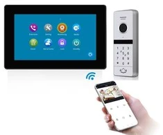 Digitalas Vaizdo telefonspynės komplektas su WIFI funkcija VID-730WI-FI-B ir D3CODE-W