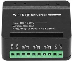 Digitalas XH-SM18-03W RF+WiFi distancinio valdymo imtuvas automatikos valdymui per telefoną