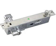 Digitalas YB-500C (LED) NC strypinė spyna su cilindru avariniam atrakinimui 12V. NC normaliai užrakinta(padavus įtampą atsirakina)