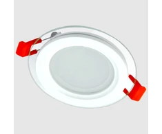 Įmontuojamas apvalus LED šviestuvas su stiklu "MODOLED" 6W
