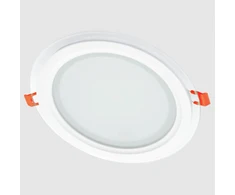 Įmontuojamas apvalus LED šviestuvas su stiklu "VESTA" 18W