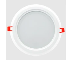 Įmontuojamas apvalus LED šviestuvas su stiklu "VESTA" 18W
