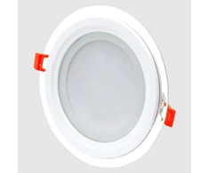 Įmontuojamas apvalus LED šviestuvas su stiklu "VESTA" 12W