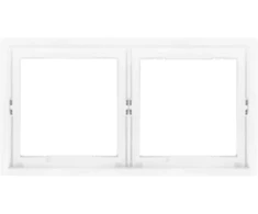 Tope Lighting Dviejų vietų baltas rėmelis "BORA"