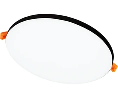 Tope Lighting Įmontuojama apvali juoda LED panelė su susiaurėjančiais kraštais "RUBI" 20W-4000K
