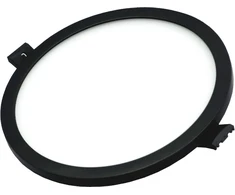 Tope Lighting Įmontuojamas apvalus juodas LED šviestuvas "SPLIT" 22W-4000K