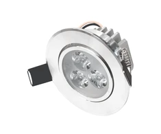 Įmontuojamas apvalus metalinis LED šviestuvas "LENS" 3W