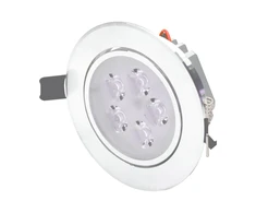 Įmontuojamas apvalus metalinis LED šviestuvas "LENS" 5W