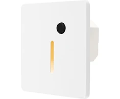 Tope Lighting Įmontuojamas kvadratinis baltas LED laiptų šviestuvas su dienos šviesos ir IR sensoriumi "PORTOSENS" 1,5W (LI)