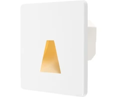 Tope Lighting Įmontuojamas kvadratinis baltas LED laiptų šviestuvas "PORTO" 1,5W (LA)