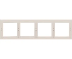 Tope Lighting Keturių vietų kreminis rėmelis "BORA"