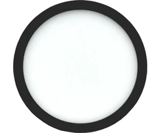 Tope Lighting Paviršinis apvalus juodas LED šviestuvas "MODENA" 16W-4000K