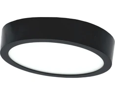 Tope Lighting Paviršinis apvalus juodas LED šviestuvas "MODENA" 16W-4000K