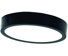 Tope Lighting Paviršinis apvalus juodas LED šviestuvas "MODENA" 22W-4000K