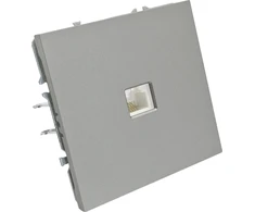 Tope Lighting Pilkas telefono lizdas "BORA" (be rėmelio)