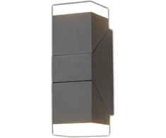 Tope Lighting Sieninis LED lauko šviestuvas "SOMA" 2x6W