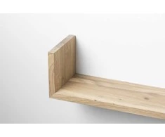 Ąžuolinė sieninė lentyna BEND